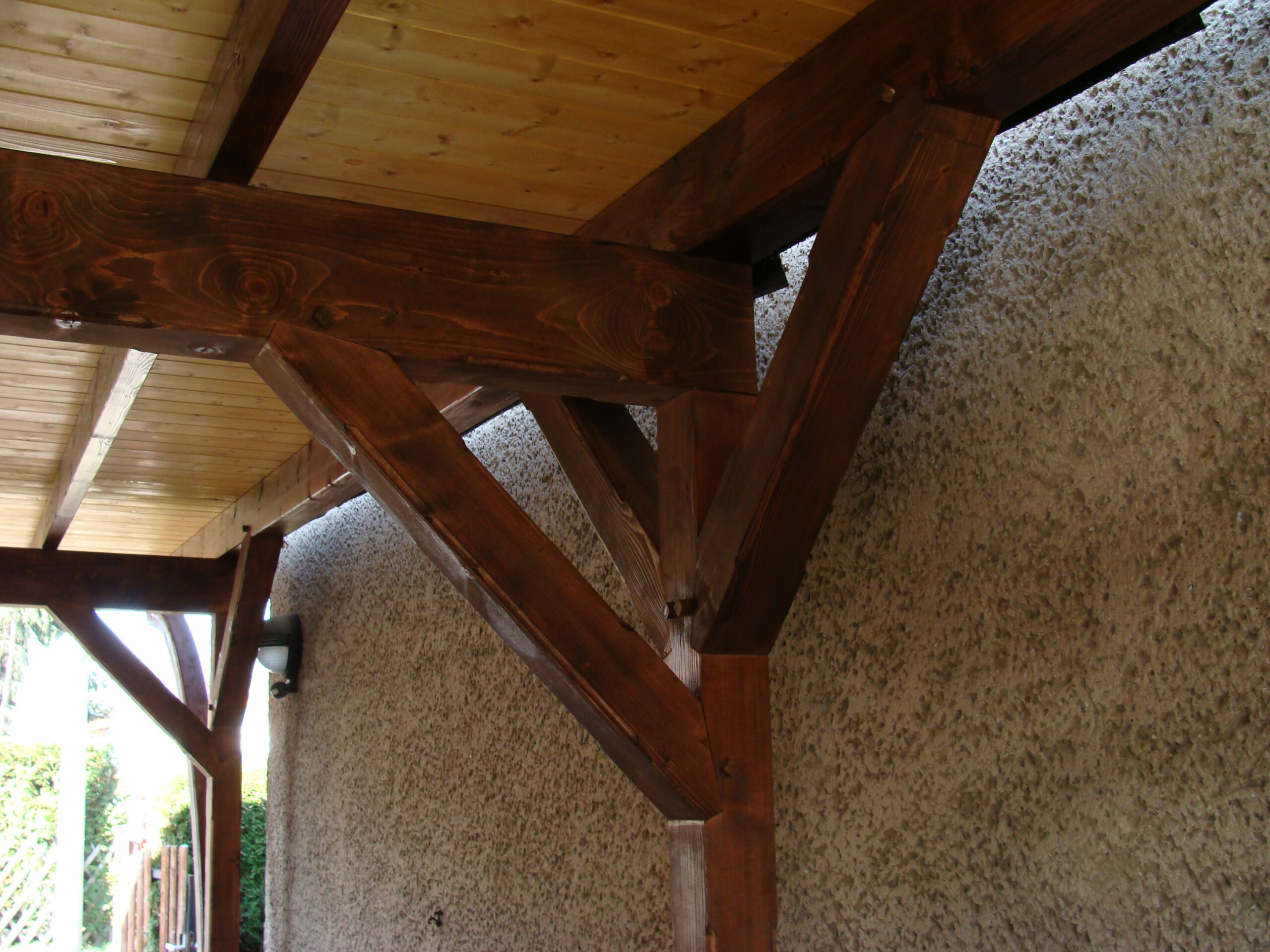 Carport Kopfbänder