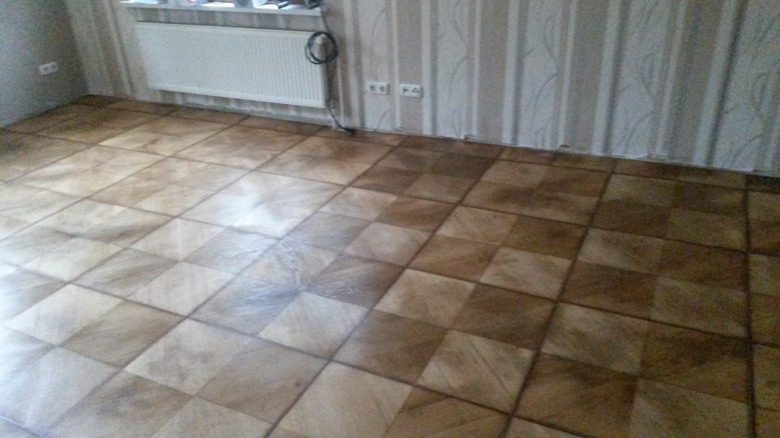 altes Mosaikparkett geschliffen und geölt